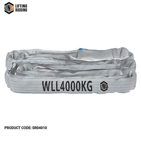 LINQ 1m Sling Webbed Round Grey SR04010