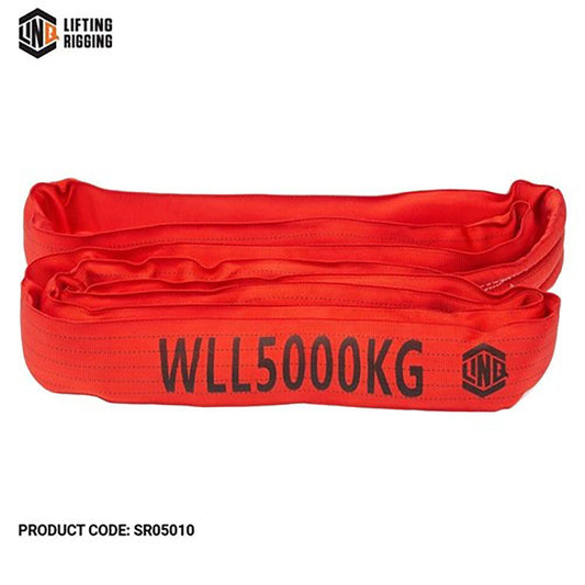 LINQ 2m Sling Webbed Round Red SR05020
