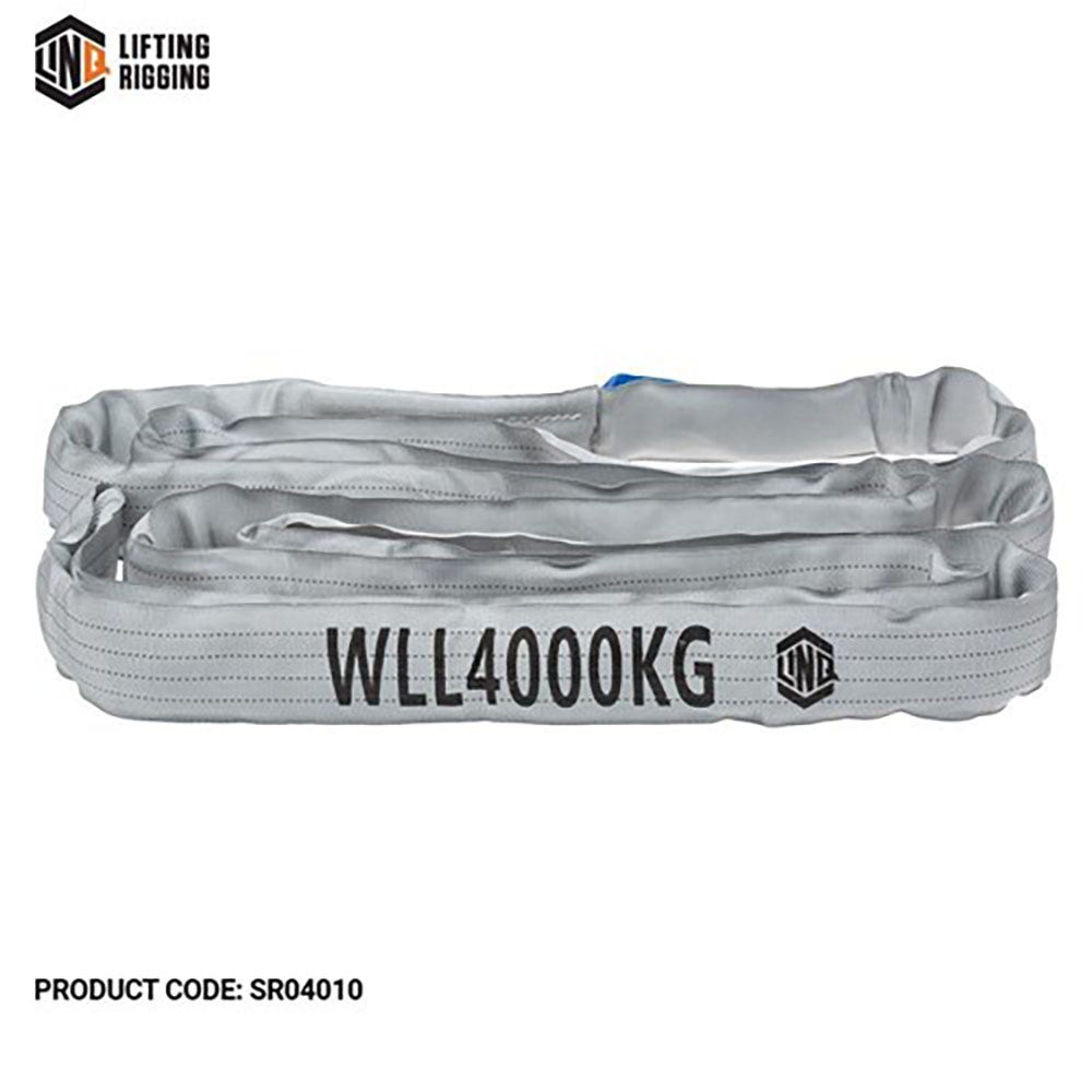 LINQ 3m Sling Webbed Round Grey SR04030