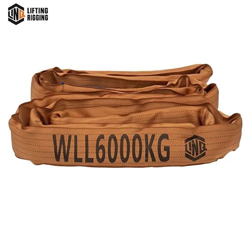 LINQ 6m Sling Webbed Round Brown SR06060
