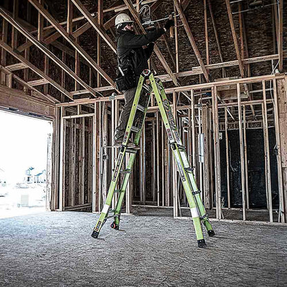 LITTLE GIANT Dark Horse 2.0 Multi-Purpose Fibreglass Ladder M17 4-7 Step
