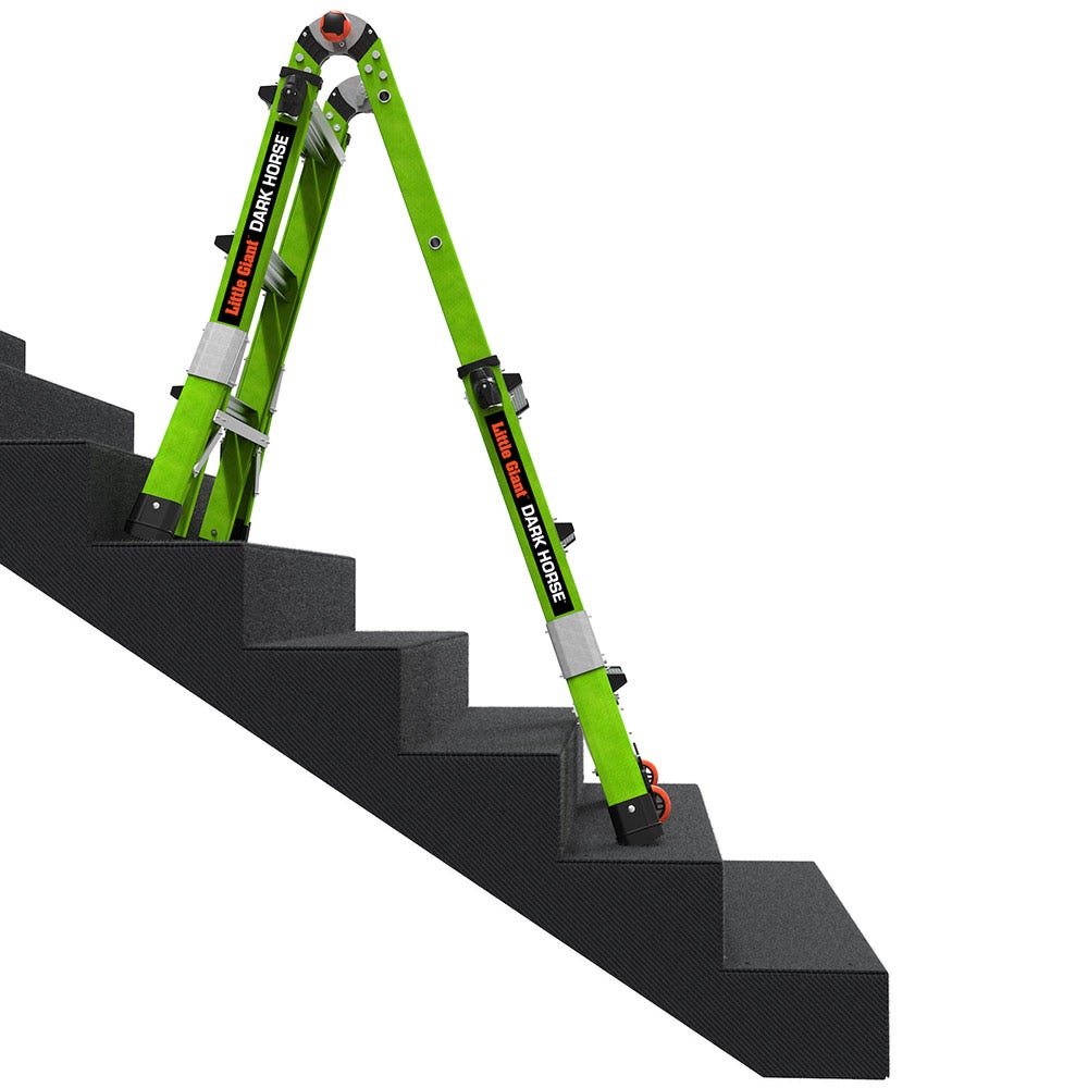 LITTLE GIANT Dark Horse 2.0 Multi-Purpose Fibreglass Ladder M13 3-5 Step