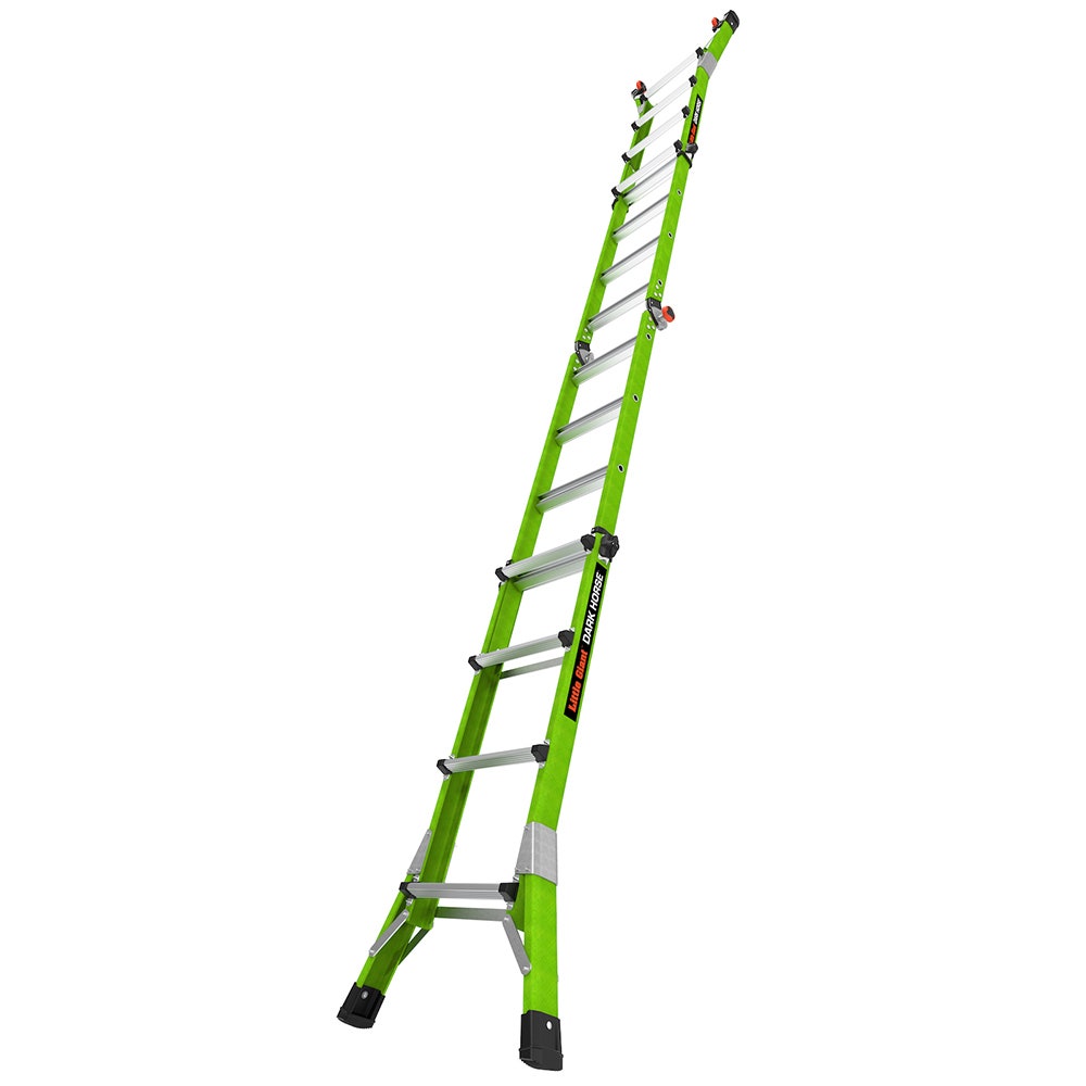 LITTLE GIANT Dark Horse 2.0 Multi-Purpose Fibreglass Ladder M17 4-7 Step