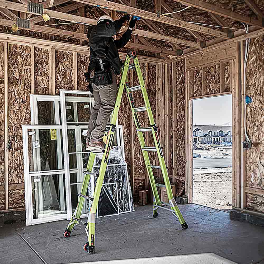 LITTLE GIANT Dark Horse 2.0 Multi-Purpose Fibreglass Ladder M22 5-9 Step