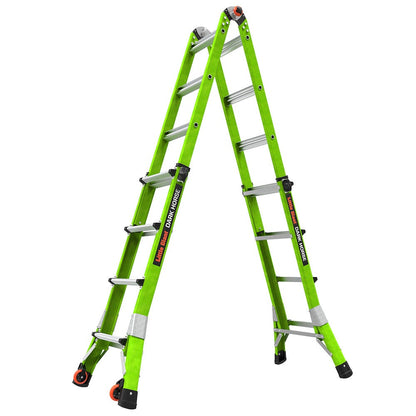 LITTLE GIANT Dark Horse 2.0 Multi-Purpose Fibreglass Ladder M17 4-7 Step