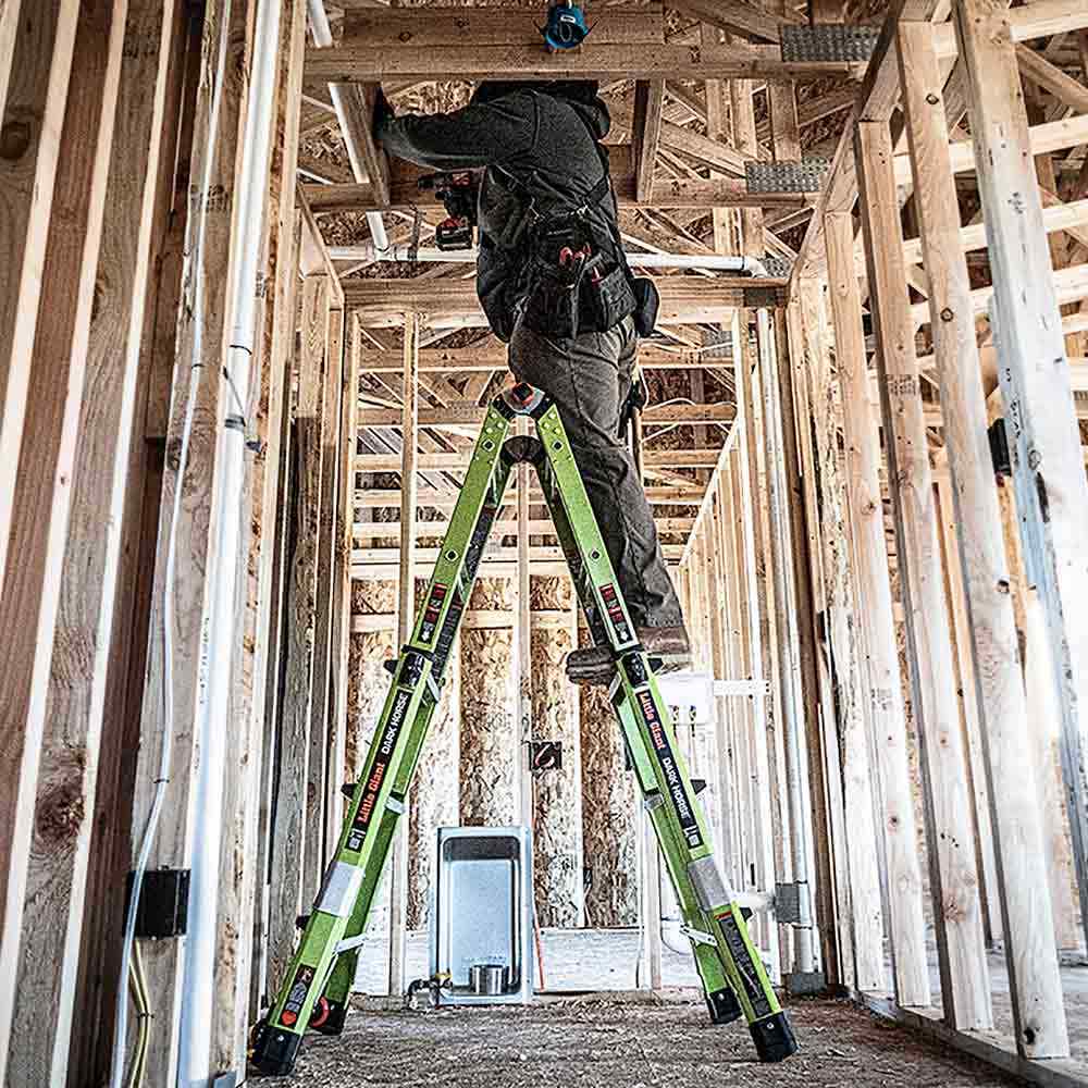 LITTLE GIANT Dark Horse 2.0 Multi-Purpose Fibreglass Ladder M13 3-5 Step