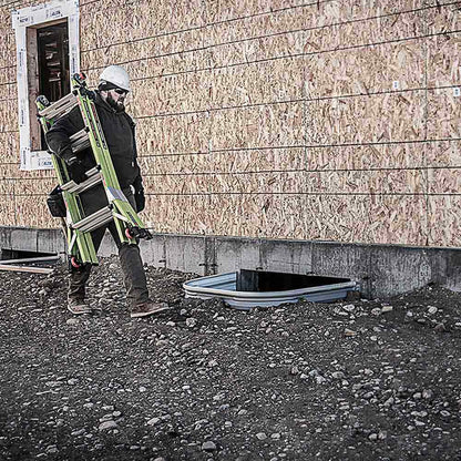 LITTLE GIANT Dark Horse 2.0 Multi-Purpose Fibreglass Ladder M17 4-7 Step