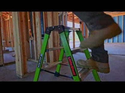 LITTLE GIANT Sure Step Double Sided Fibreglass 3 Step Ladder 11953