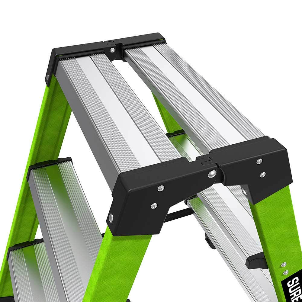 LITTLE GIANT Sure Step Double Sided Fibreglass 3 Step Ladder 11953