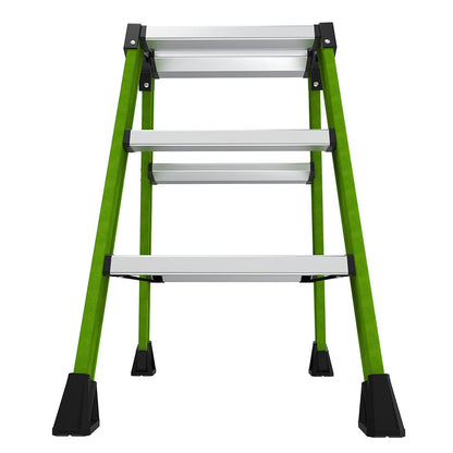 LITTLE GIANT Sure Step Double Sided Fibreglass 3 Step Ladder 11953