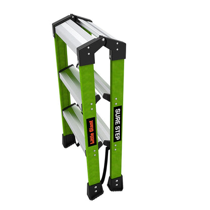 LITTLE GIANT Sure Step Double Sided Fibreglass 3 Step Ladder 11953