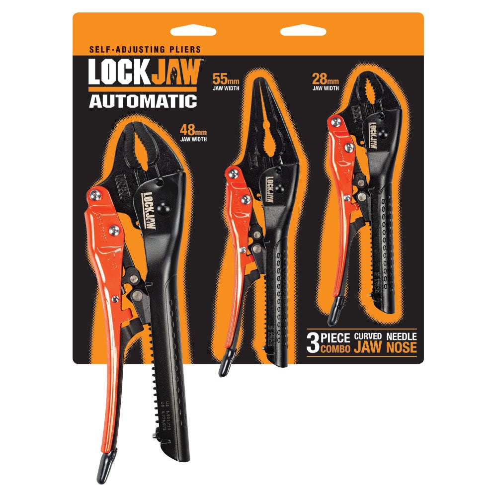 LOCKJAW 10inch 6inch Curved Jaw 7inch Needle Nose L2930001