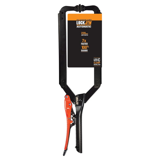 LOCKJAW 480mm (19inch) Long Reach C-Clamp Swivel Pad L2160480