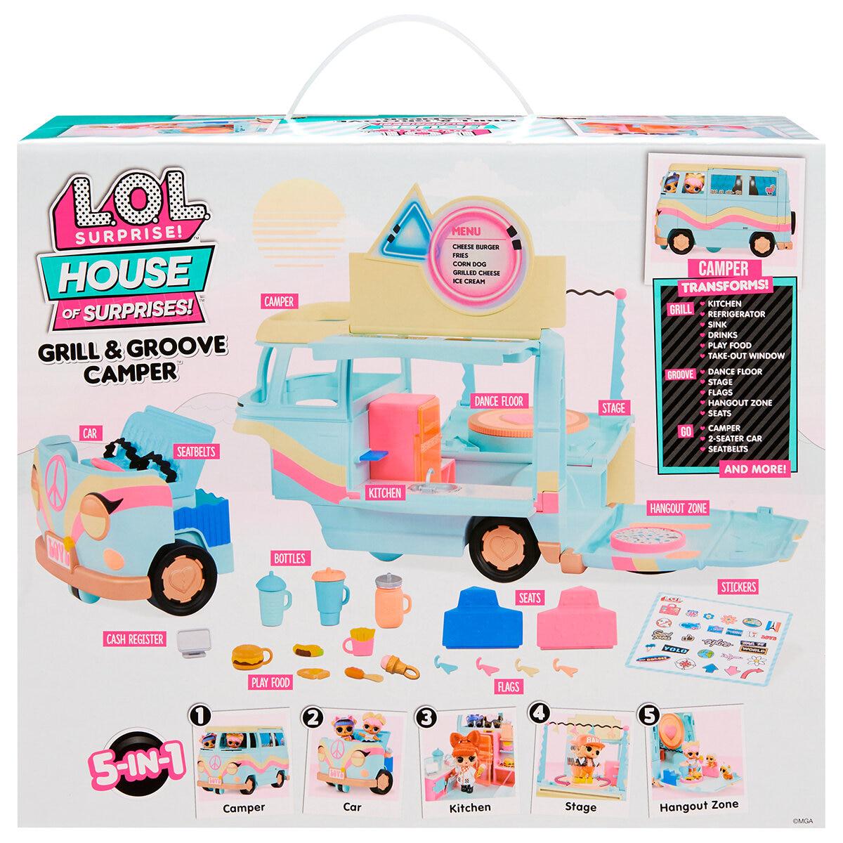 L.O.L. Surprise! Grill and Groove Camper