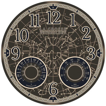 La Crosse Lighted Constellation Wall Clock