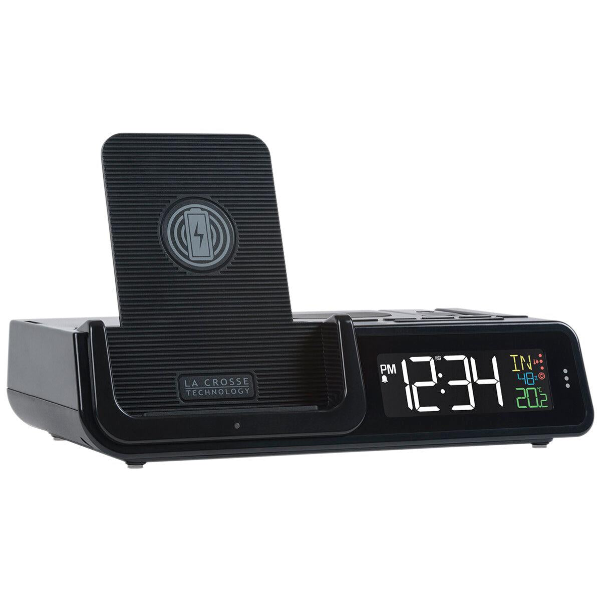 La Crosse Technology Alarm Clock with Wireless Charging C75662-AU