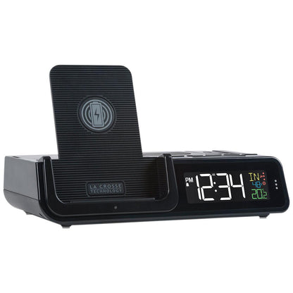 La Crosse Technology Alarm Clock with Wireless Charging C75662-AU
