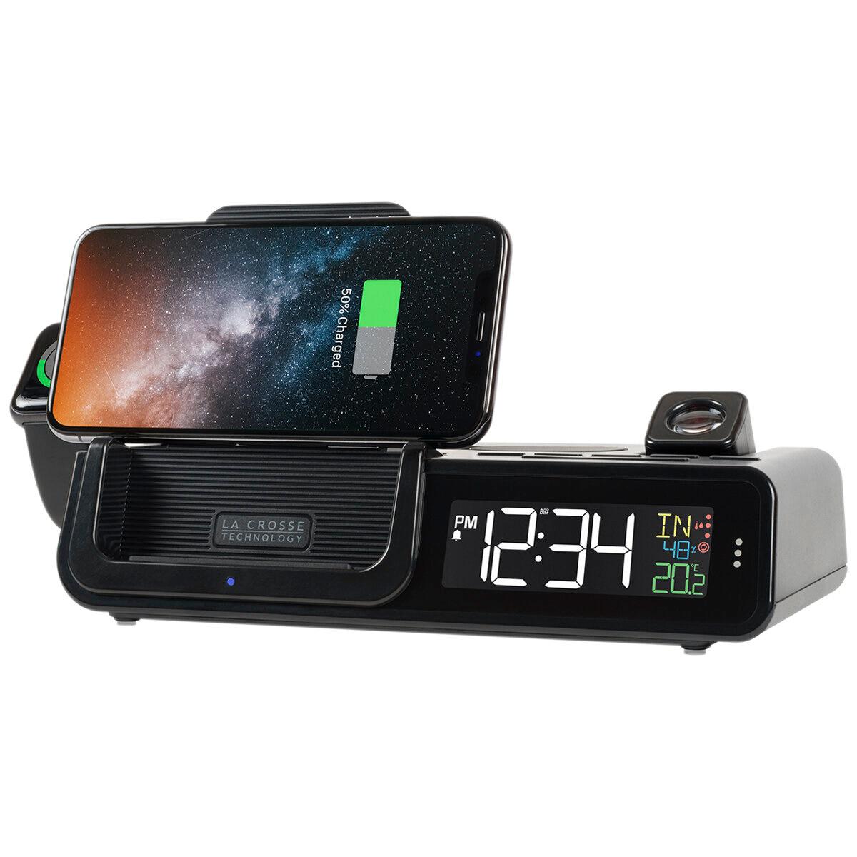 La Crosse Technology Alarm Clock with Wireless Charging C75662-AU