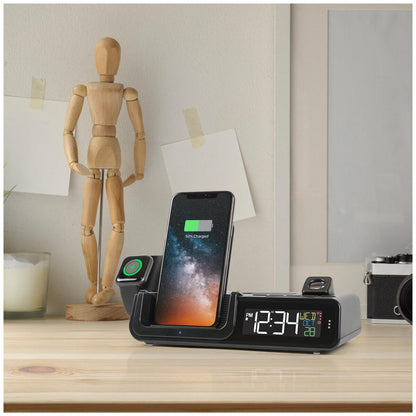 La Crosse Technology Alarm Clock with Wireless Charging C75662-AU
