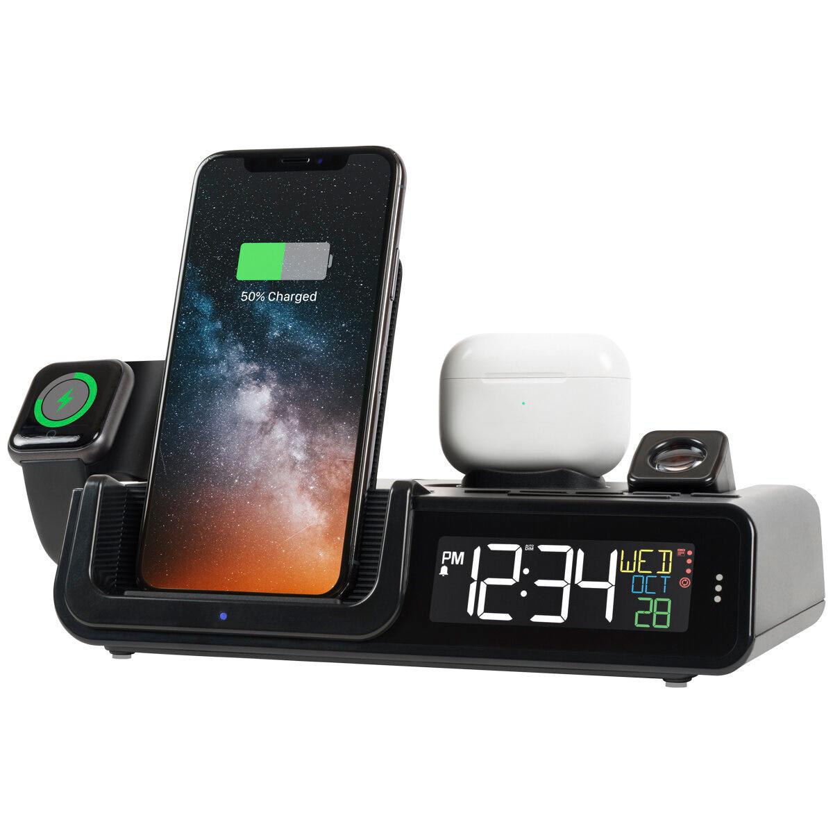 La Crosse Technology Alarm Clock with Wireless Charging C75662-AU