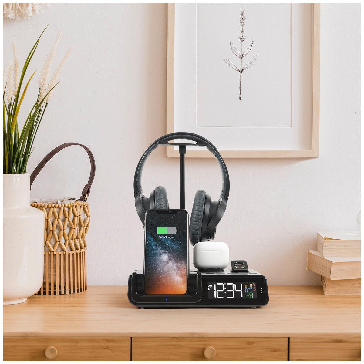 La Crosse Technology Alarm Clock with Wireless Charging C75662-AU