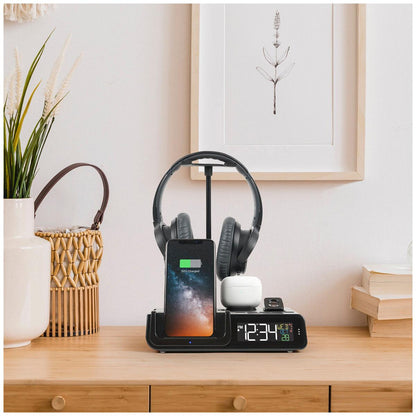 La Crosse Technology Alarm Clock with Wireless Charging C75662-AU