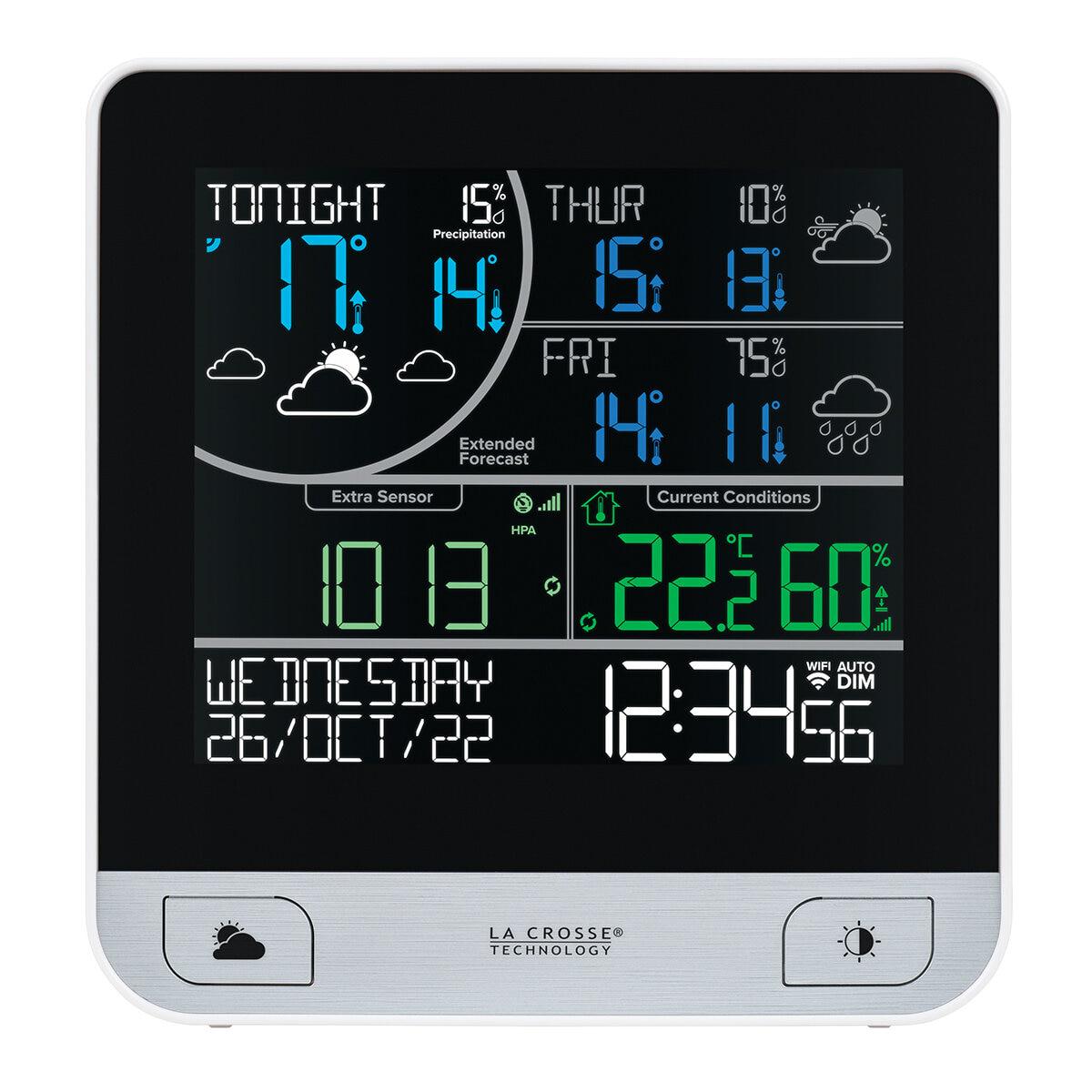 La Crosse Wi-Fi Multiday Forecast Color Weather Station