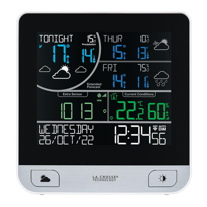 La Crosse Wi-Fi Multiday Forecast Color Weather Station