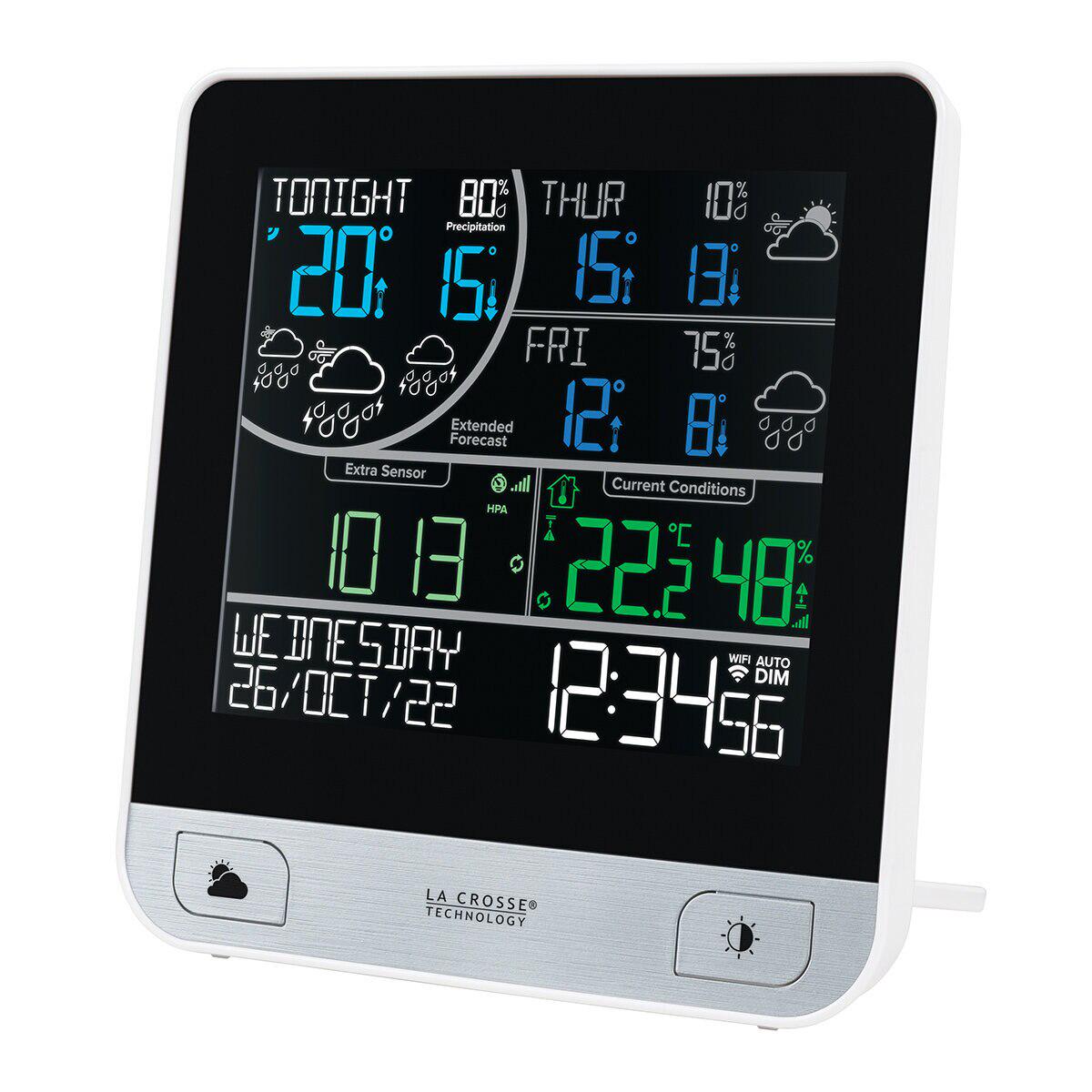 La Crosse Wi-Fi Multiday Forecast Color Weather Station