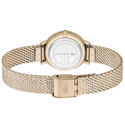 Lacoste Carnation Gold Mesh Bracelet Women's Watch 2001296