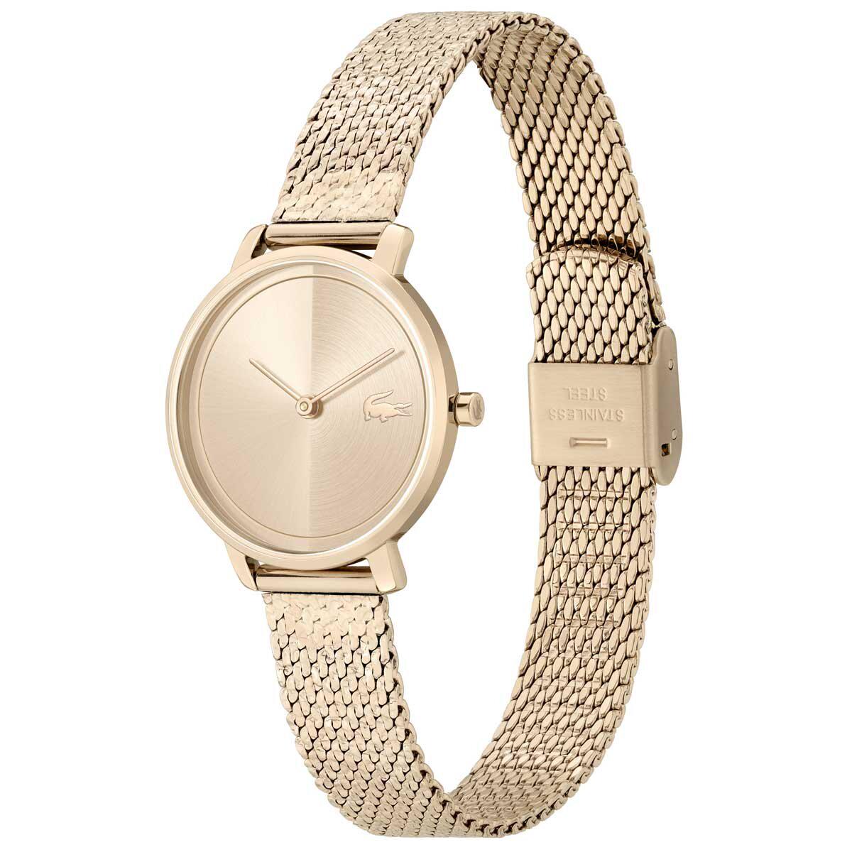 Lacoste Carnation Gold Mesh Bracelet Women's Watch 2001296