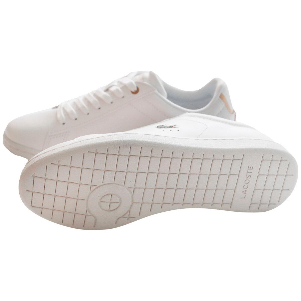 Lacoste Womens Carnaby EV Shoe White Light Pink