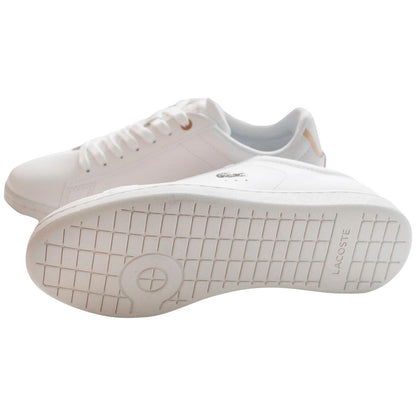 Lacoste Womens Carnaby EV Shoe White Light Pink