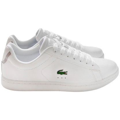 Lacoste Womens Carnaby EV Shoe White Light Pink