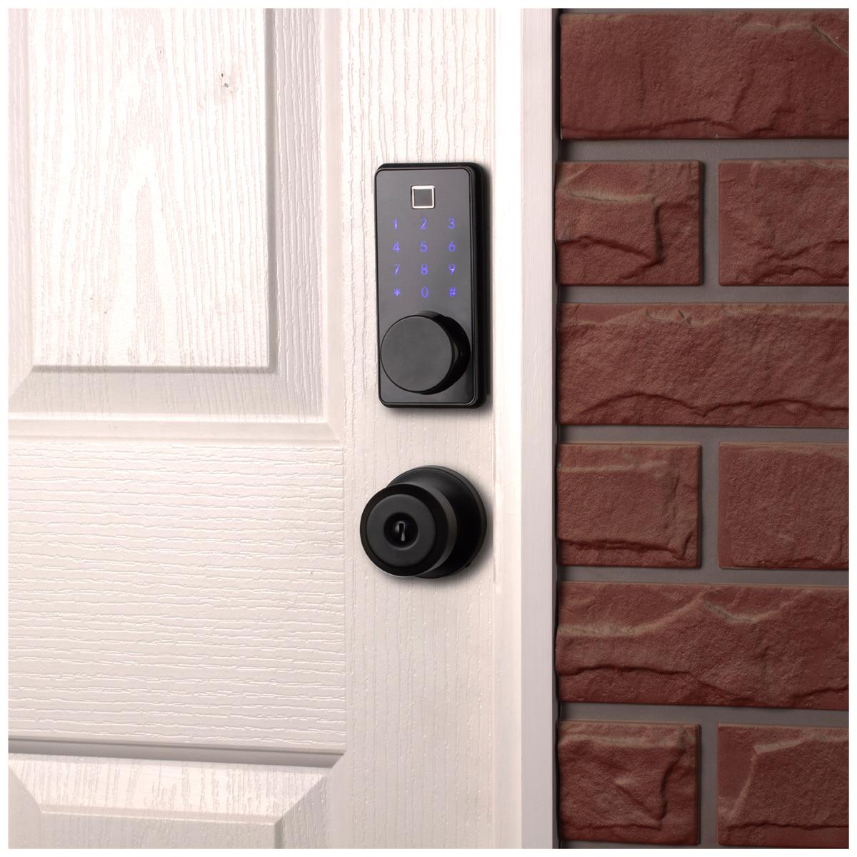 Laser Smart Deadbolt with Fingerprint ID
