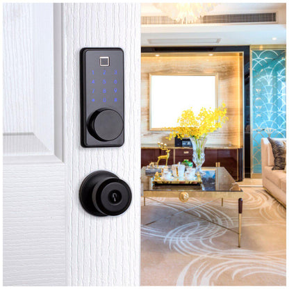 Laser Smart Deadbolt with Fingerprint ID