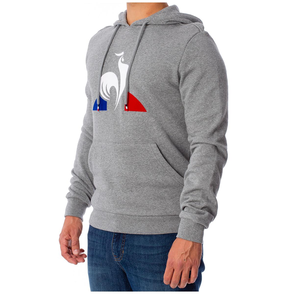 Le Coq Sportif Labrit Men's Hooded Sweater Charcoal