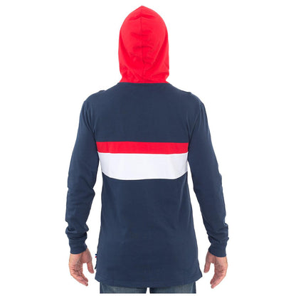 Le Coq Sportif Men's Hoody Valence Long Sleeve Tee Blue