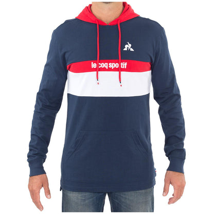 Le Coq Sportif Men's Hoody Valence Long Sleeve Tee White