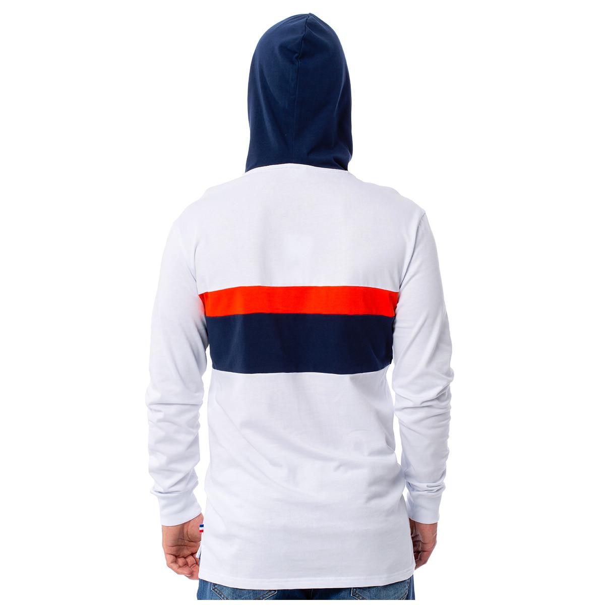 Le Coq Sportif Men's Hoody Valence Long Sleeve Tee White