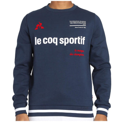 Le Coq Sportif Seich Men's Pullover Sweater Blue