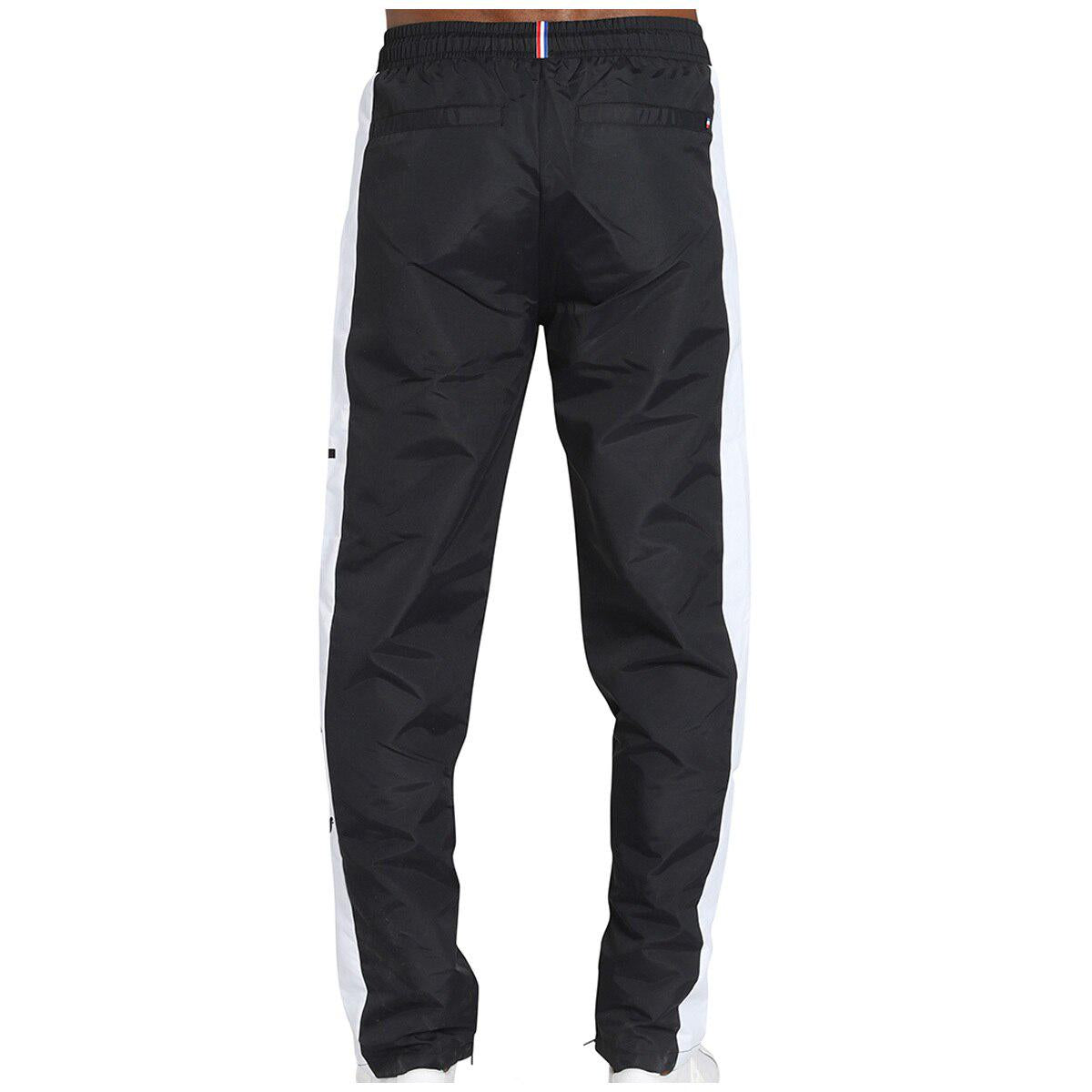Le Coq Sportif Track Pants Black and White