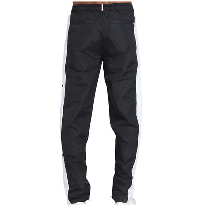 Le Coq Sportif Track Pants Black and White