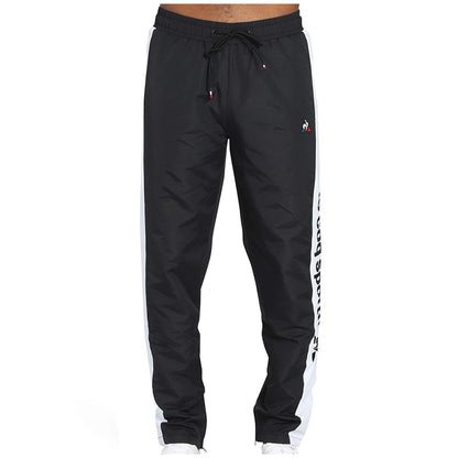 Le Coq Sportif Track Pants Black and White