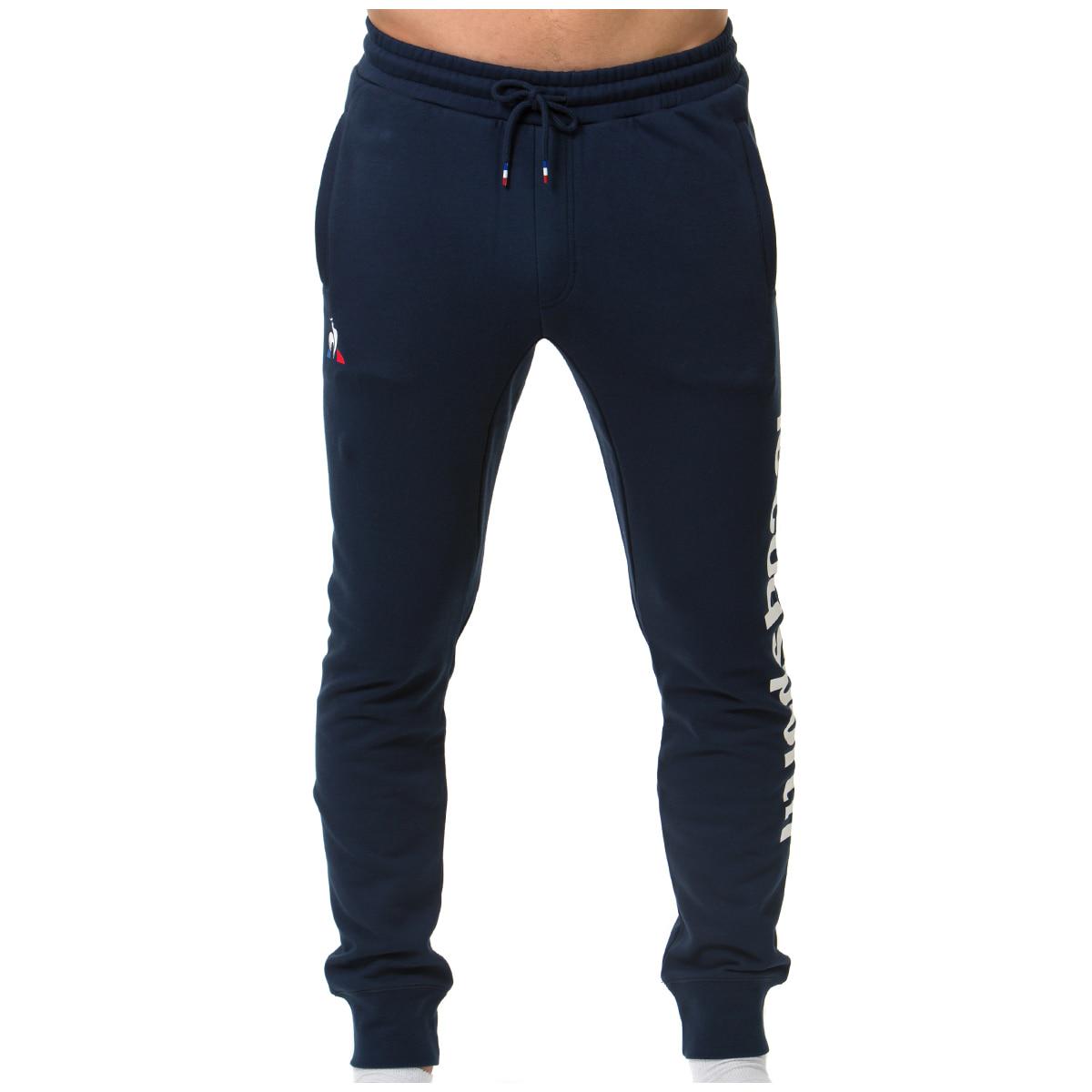 Le Coq Sportif Track Pants Black and White