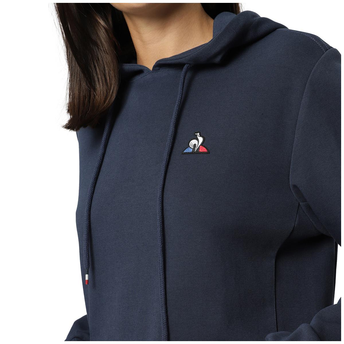 Le Coq Women's Essentiel Hoodie Dress Blue