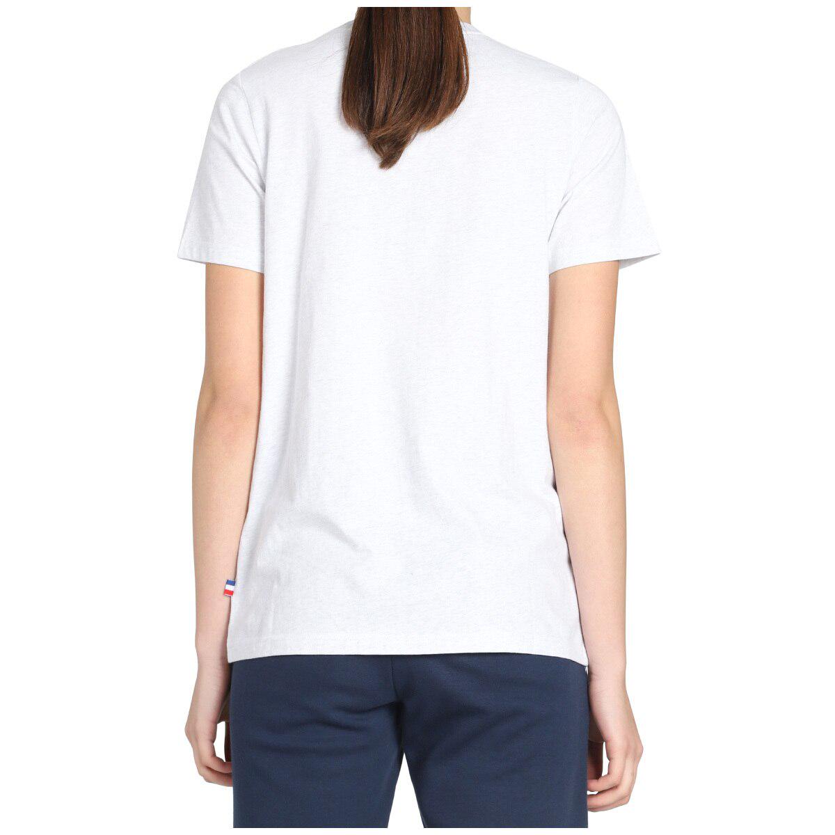 Le Coq Women's Essentiel Tee Snow Marle