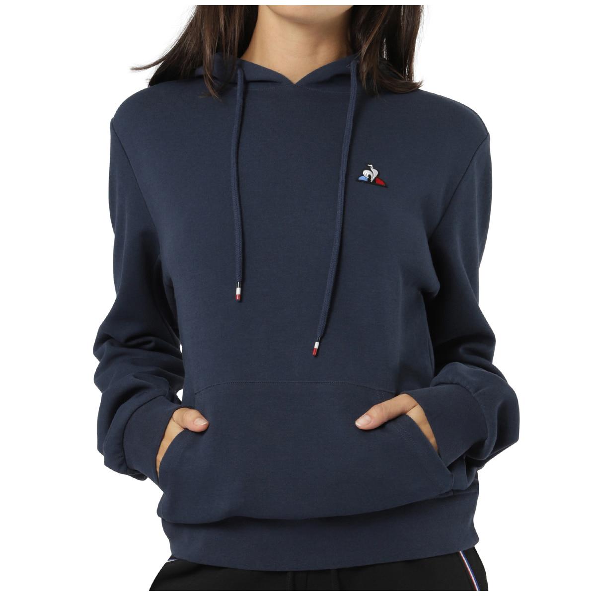 Le Coq Women's Essentiel Hoodie Dress Blue