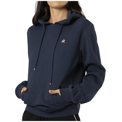 Le Coq Women's Essentiel Hoodie Dress Blue