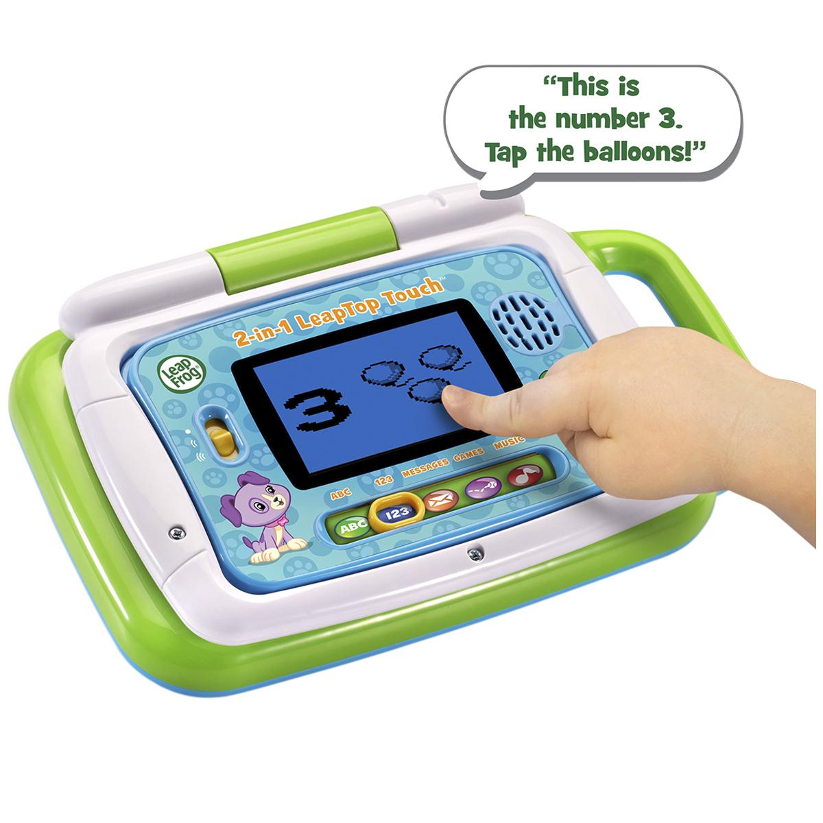 LeapFrog 2 In 1 My LeapTop Touch Laptop Green